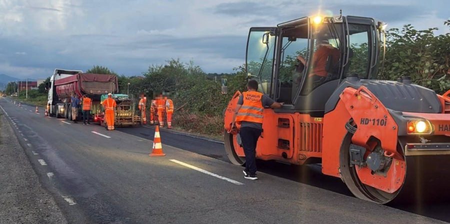 Lucrări de reparații pe Varianta de Ocolire Baia Mare