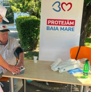Caniculă în Baia Mare: puncte de hidratare funcționale între orele 11:00–17:00