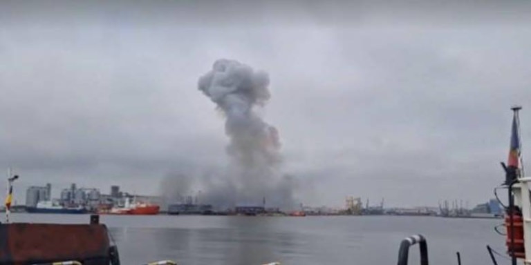 RO-ALERT în Constanța după explozia unei drone maritime chiar în port