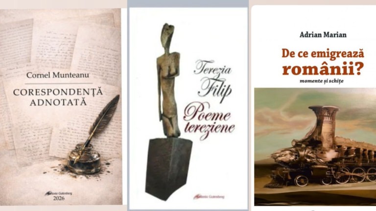 Triplă lansare de carte la Târgu Lăpuș: autorii Cornel Munteanu, Terezia Filip și Adrian Marian lansează volumele apărute la Editura „Galaxia Gutenberg”