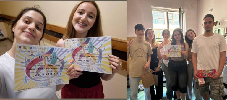 Educație prin artă: Colegiul Național „Mihai Eminescu” Baia Mare, pe podium la Concursul Interjudețean „Magia Artelor”