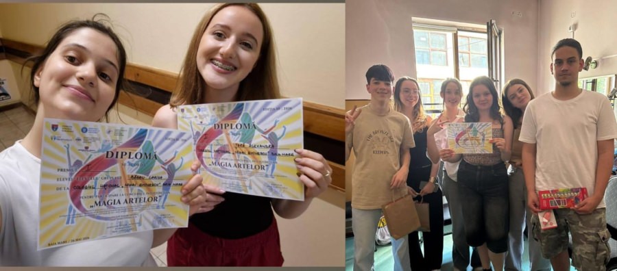 Educație prin artă: Colegiul Național „Mihai Eminescu” Baia Mare, pe podium la Concursul Interjudețean „Magia Artelor”