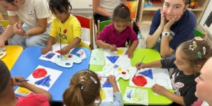 Energie și sprijin în centrele sociale băimărene: Voluntarii americani, alături de copii pe perioada verii