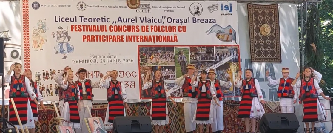 Ansamblul Folcloric „Măgura Cernești Junior”, locul I la Festivalul Concurs de Folclor „Joc și cânt la Breaza”