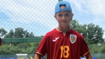 O jucătoare de la Fabrica de Campioni, la acțiunea de selecție pentru echipa națională U11
