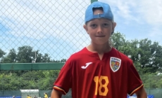 O jucătoare de la Fabrica de Campioni, la acțiunea de selecție pentru echipa națională U11
