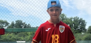 O jucătoare de la Fabrica de Campioni, la acțiunea de selecție pentru echipa națională U11