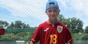 O jucătoare de la Fabrica de Campioni, la acțiunea de selecție pentru echipa națională U11