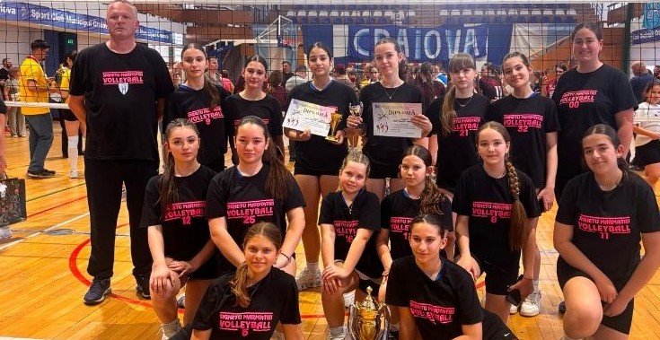 Echipa de volei U13 de la CSM Sighet, pe locul 5 în țară
