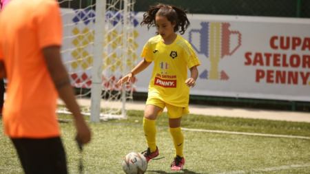 Echipa de fete U11 a Școlii Profesionale Repedea, în finala Cupei Satelor