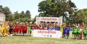 Echipa U13 a Școlii Gimnaziale „Dr. Ilie Lazăr” Giulești – câștigătoare a Cupei Satelor