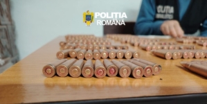 Aproape 500 de cartușe ridicate de polițiști în urma a trei percheziții desfășurate în Sighet
