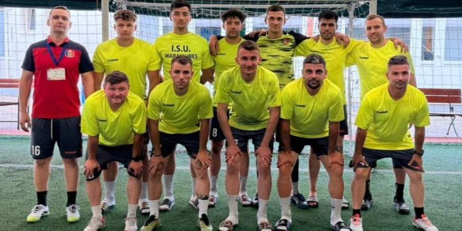 Echipa ISU Maramureș, locul 4 la Cupa ASPR la minifotbal