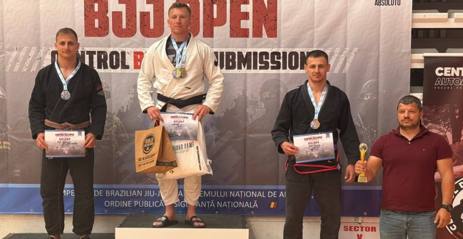 Medalii pentru Jandarmeria Maramureș la jiu-jitsu brazilian