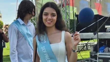 Melisa Danciu, șefa de promoție a Colegiului Național „Gheorghe Șincai” Baia Mare, pe primul loc la nivel județean la Bacalaureat