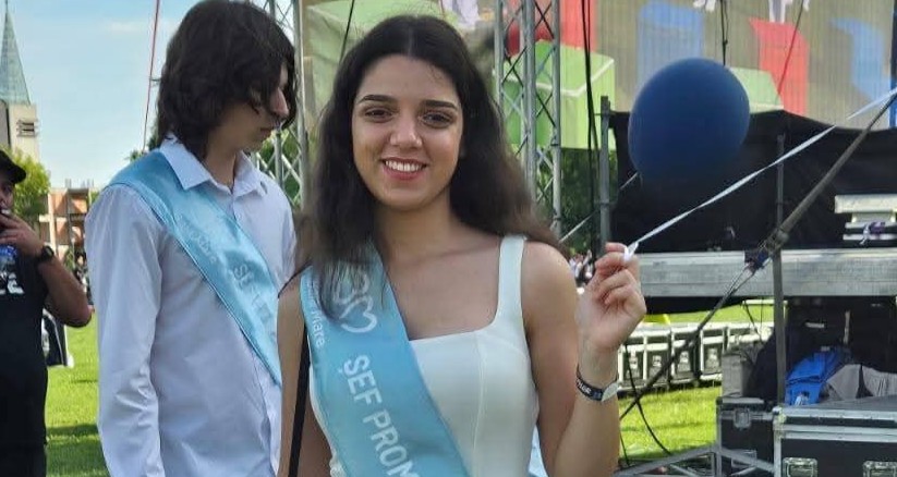 Melisa Danciu, șefa de promoție a Colegiului Național „Gheorghe Șincai” Baia Mare, pe primul loc la nivel județean la Bacalaureat