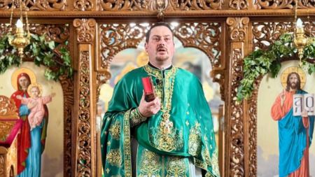 Părintele Bogdan Ciocotișan din Dumbrăvița marchează două decenii de slujire preoțească