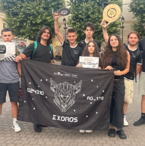 Echipa băimăreană de robotică EXOROS, pe locul II la proba Offroad în cadrul competiției Bolts and Speed de la Bistrița