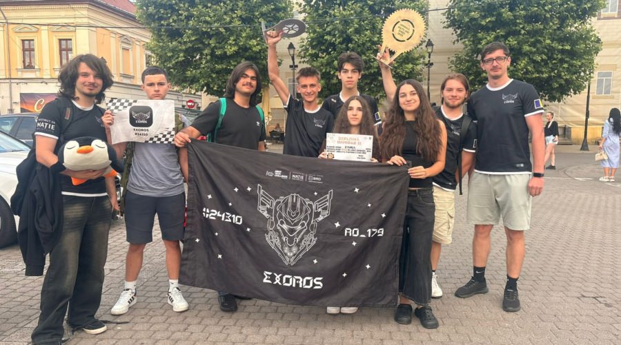 Echipa băimăreană de robotică EXOROS, pe locul II la proba Offroad în cadrul competiției Bolts and Speed de la Bistrița