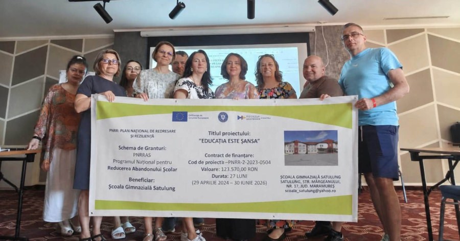 Măsuri sustenabile împotriva abandonului școlar: Cadrele didactice din Satulung au participat la cursuri de formare profesională