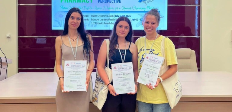 Studente ale Facultății de Științe din Baia Mare au descoperit practici sustenabile în domeniul farmaceutic, în Bulgaria