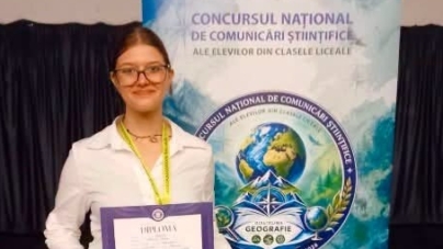 Lucacista Ariana Brăilescu, premiată la Concursul Național de Comunicări Științifice ale Elevilor de Liceu la Geografie