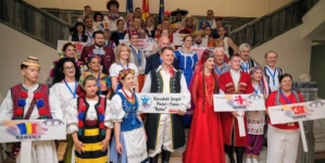 Ansamblul Folcloric Național „Transilvania” a urcat din nou pe scena Festivalului Internațional FolkFest din Skopje, Macedonia