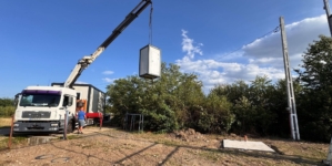 Containere sanitare noi în Merișor și Bozânta Mare
