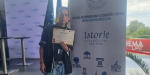 Performanță pentru Liceul Tehnologic „George Barițiu” Baia Mare: Elevul David Poduț a obținut 88,5 puncte la etapa națională a Concursului de Referate și Comunicări Științifice la Istorie