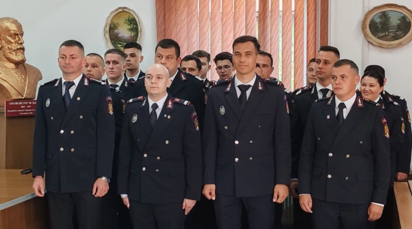 52 de cadre ale ISU Maramureș au fost avansate în grad pentru merite profesionale