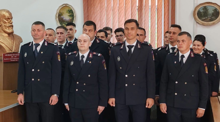 52 de cadre ale ISU Maramureș au fost avansate în grad pentru merite profesionale