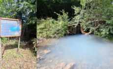 Laguna Albastră de la Poiana Botizii, primul obiectiv amenajat al traseului tematic „101 Minuni de la Capătul Lumii – Băiuț”