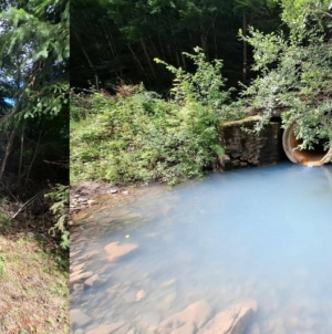 Laguna Albastră de la Poiana Botizii, primul obiectiv amenajat al traseului tematic „101 Minuni de la Capătul Lumii – Băiuț”