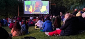 Cinema sub cerul liber la Breb