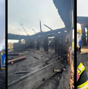 Comunicat al Episcopiei Ortodoxe Române a Maramureșului după incendiul de la biserica de lemn din Posta