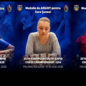 Maramureșeanca Sara Șunea, vicecampioană europeană la șah rapid. România a cucerit trei medalii la Campionatul European de Tineret