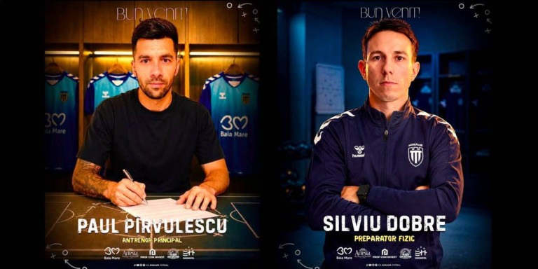 CS Minaur Baia Mare își întărește staff-ul tehnic cu Paul Pîrvulescu și Silviu Mihai Dobre