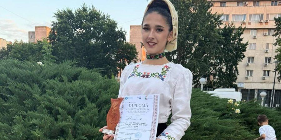 Teodora Dănțăușa, rezultat remarcabil la Festivalul-Concurs Național de Folclor „La Fântâna Dorului”