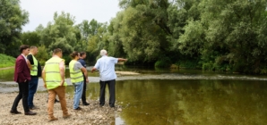 Accelerează lucrările pe DJ 182B și se amenajează o traversare provizorie peste râul Lăpuș, între Cătălina și Mocira