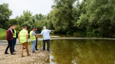 Accelerează lucrările pe DJ 182B și se amenajează o traversare provizorie peste râul Lăpuș, între Cătălina și Mocira