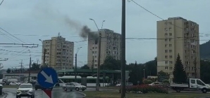 Incendiu într-un apartament de pe bulevardul Decebal din Baia Mare. 33 de locatari au fost evacuați