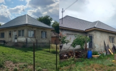 Gest de solidaritate în Fărcașa: Comunitatea a refăcut acoperișurile a două familii aflate în impas