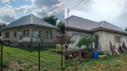Gest de solidaritate în Fărcașa: Comunitatea a refăcut acoperișurile a două familii aflate în impas
