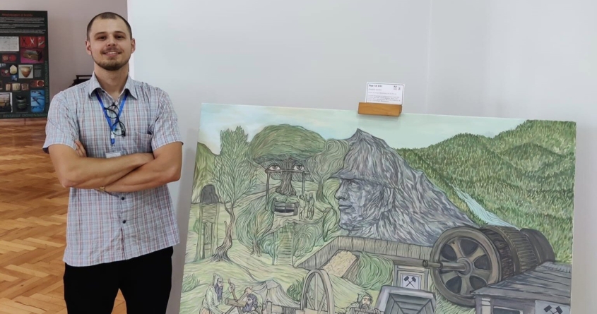 Dan Cicioc, tânărul pictor băimărean care transformă emoția în artă