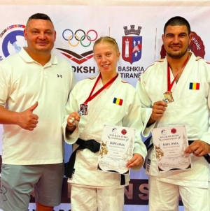 Mândrie pentru Baia Mare: Anamaria Suciu și Ionuț Vasian, pe podiumul Campionatului Balcanic de Judo