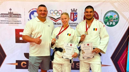 Mândrie pentru Baia Mare: Anamaria Suciu și Ionuț Vasian, pe podiumul Campionatului Balcanic de Judo