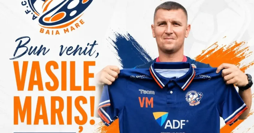 Colectivul de antrenori al A.F.C. Progresul Baia Mare s-a mărit: Vasile Mariș s-a alăturat echipei