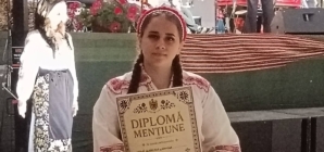 Gabriela Ungur, laureată a Festivalului-Concurs Național de Muzică Populară „Doina Aninei”