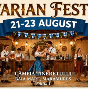 Bavarian Festival ajunge în premieră la Baia Mare: Trei zile de muzică, dans și delicatese culinare bavareze pe Câmpia Tineretului