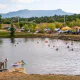 Lacul Bătrân din Ocna Șugatag, unul dintre cele mai spectaculoase lacuri saline din România